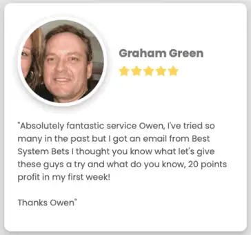 The Value Tipster testimonial desktop 1